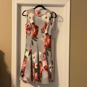 Calvin Klein Size 2 floral dress